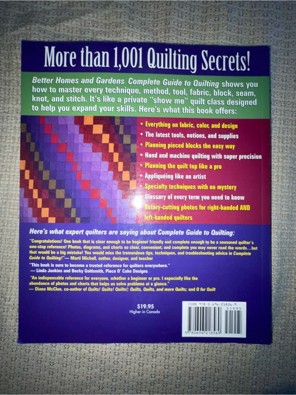 Better Homes and Gardens Quilting Complete Guide